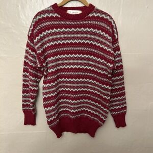 Miffat Woolen Scotland Boys Large XL Vintage 70's Sweater
